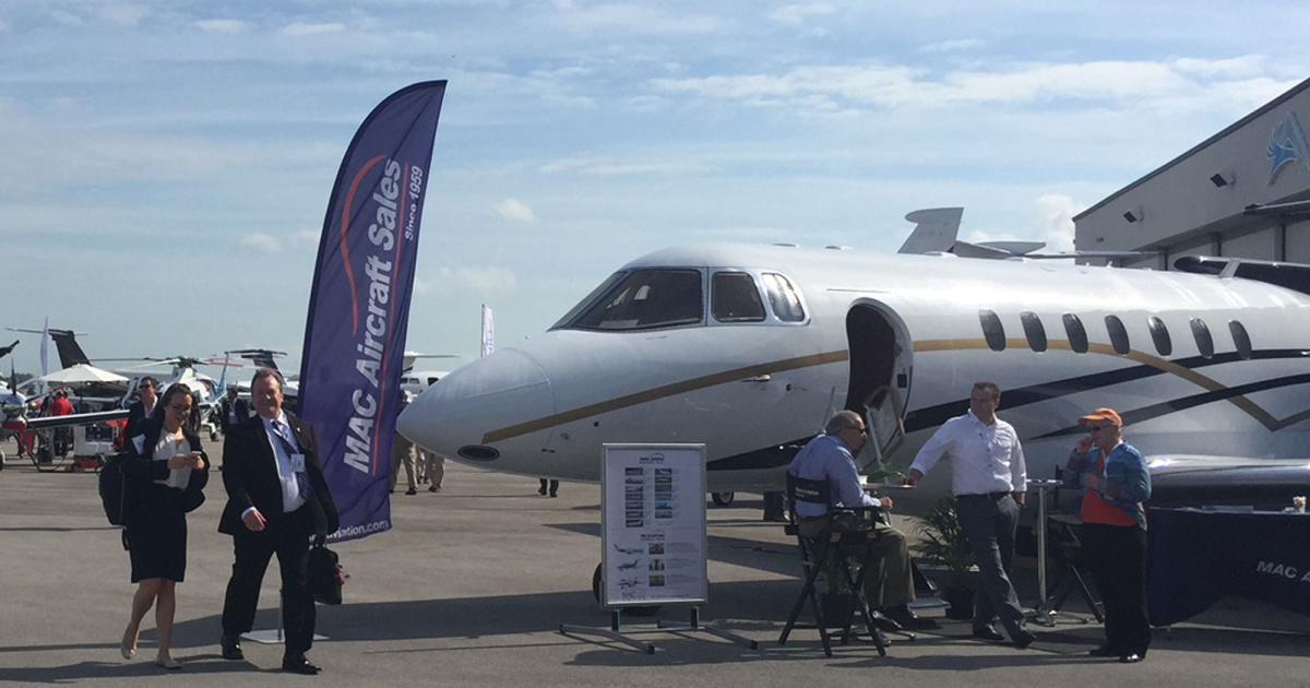Used business aircraft transaction closings continued to rise in the second quarter of 2021, the International Association of Aircraft Dealers reported. But IADA said that demand for"quality" late-model aircraft is now exceeding supply. (Photo: Chad Trautvetter/AIN)