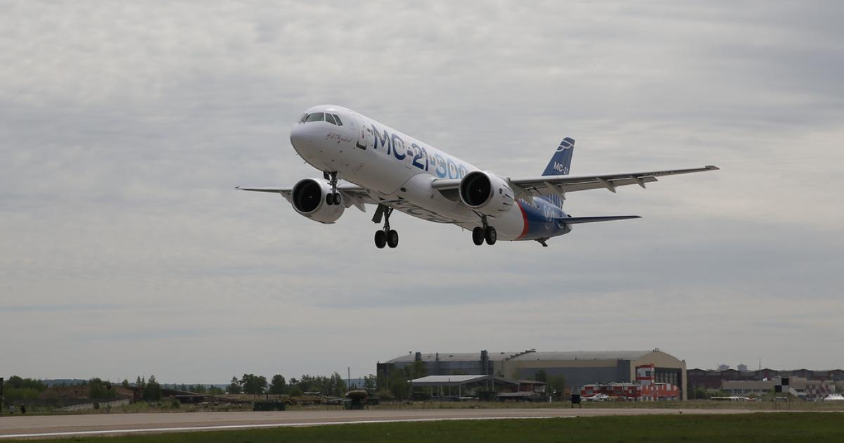 The MC-21 will become the chief beneficiary of a massive investment in airliner development by the Russian government. (Photo: Vladimir Karnozov)