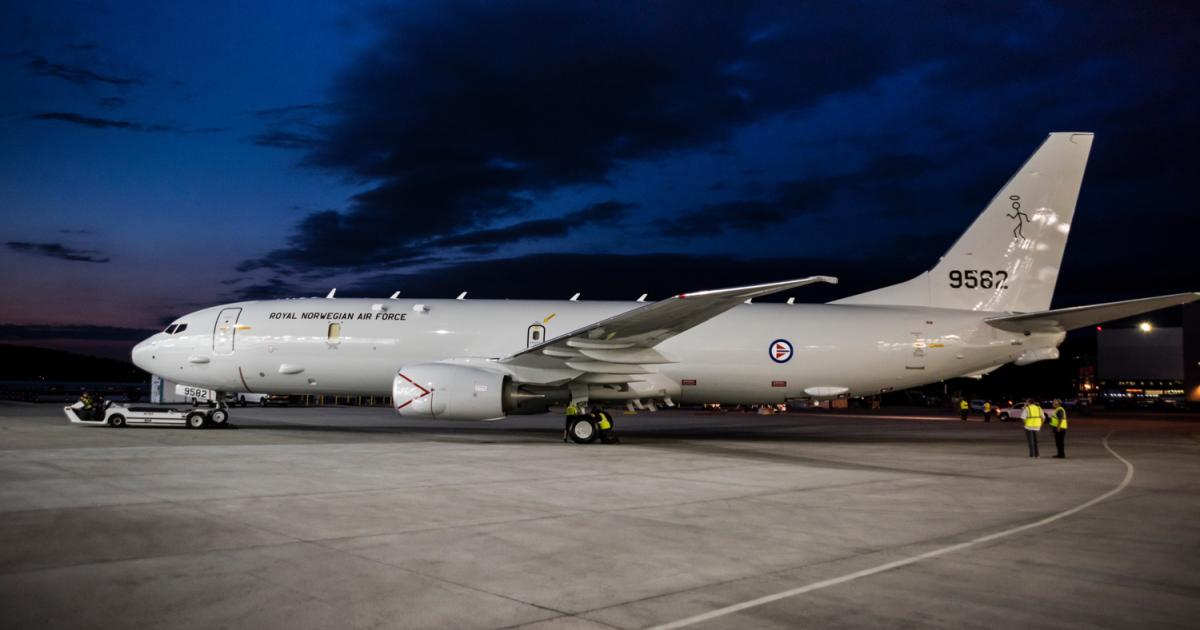 Norway’s P-8As are essentially similar to those operated by the U.S. Navy and the UK’s RAF. Germany has recently ordered the type to replace its Orions. (Photo: Boeing)