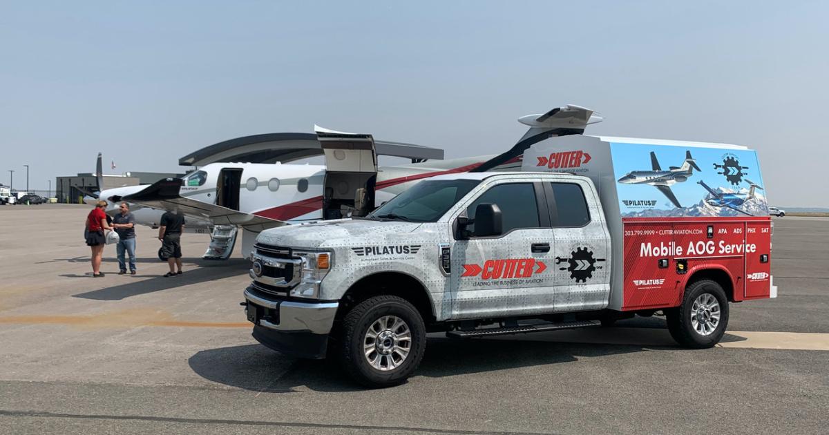 Cutter Aviation's newest mobile response unit is based at the company's Centennial Airport base in Colorado. (Photo: Cutter Aviation)