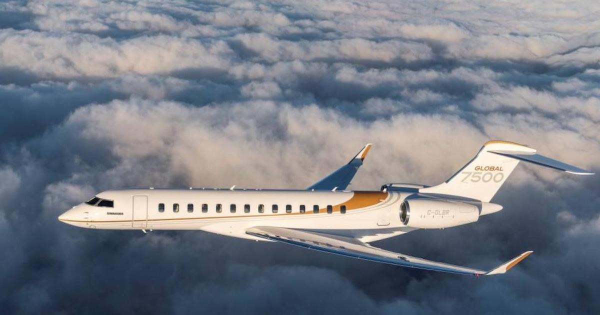 The rising tide of business aviation usage has spurred an improved financial forecast at Bombardier. (Photo: Bombardier)