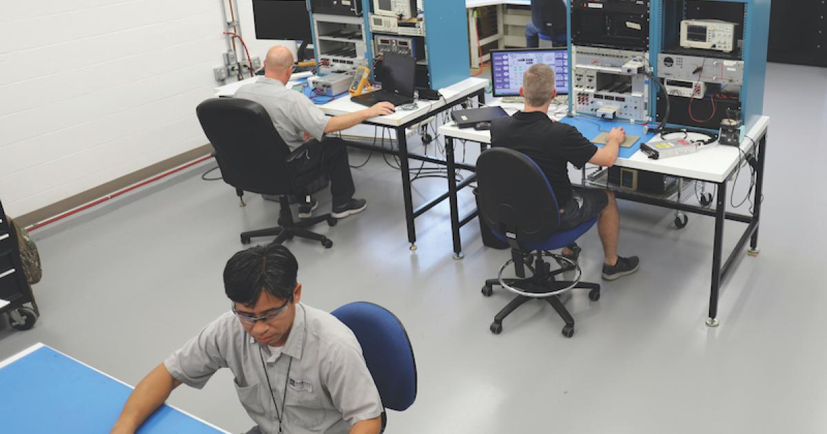 Duncan Aviation has added 1,000 sq ft of shop service space at its Lincoln, Nebraska location to accommodate 50 additional test sets and 12 new workbenches for the additional Honeywell work. (Photo: Duncan Aviation)