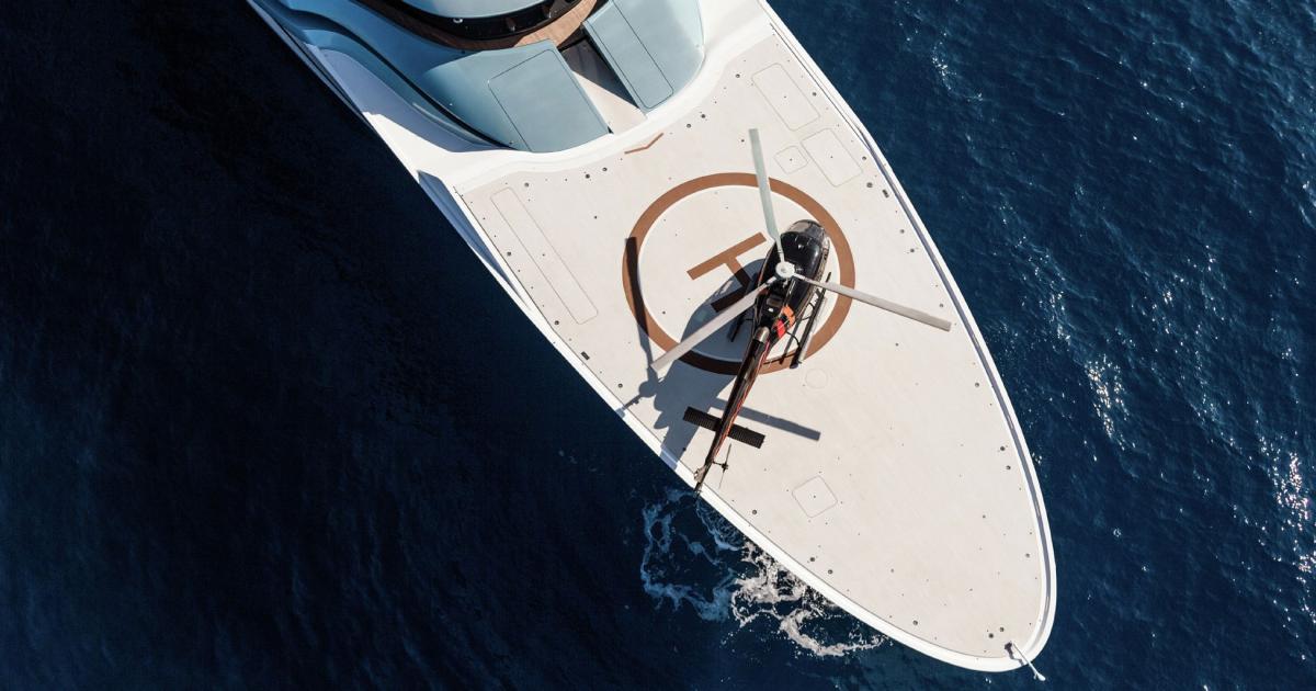 Helicopter yacht operations represent a demanding niche segment of the rotorcraft industry. (Photo: Airbus Helicopters)