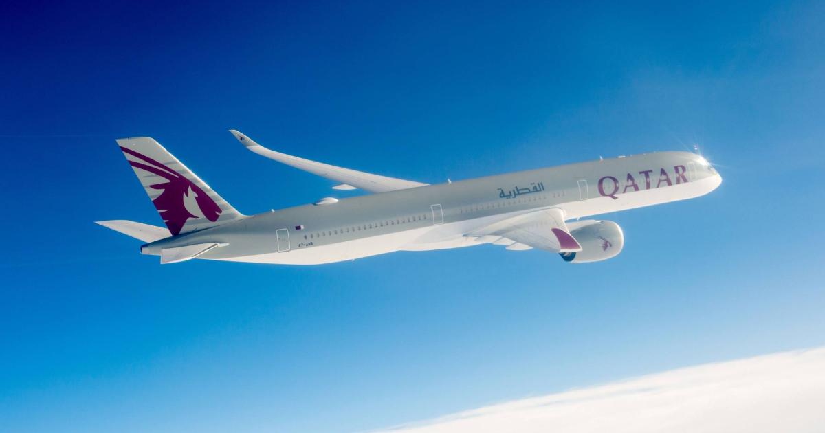 Qatar Airways has grounded 13 more A350 airliners after discovering what it said was unexpected degradation to the fuselage. (Image: Airbus)