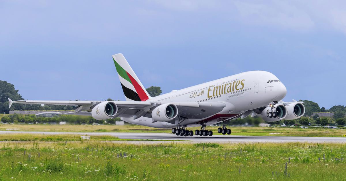 Emirates Airline's fleet will consist of 118 Airbus A380s once it takes its final superjumbo in November. (Photo: Emirates Airline)