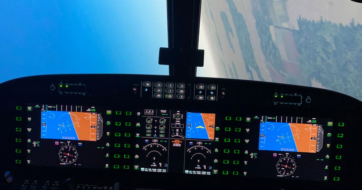 Simulation allows pilots to experience upset training scenarios close to the ground.