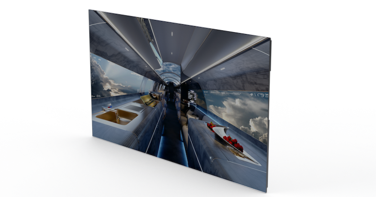 Rosen Aviation's 55-inch OLED Display is among the lineup that is now open for orders. (Photo: Rosen Aviation)