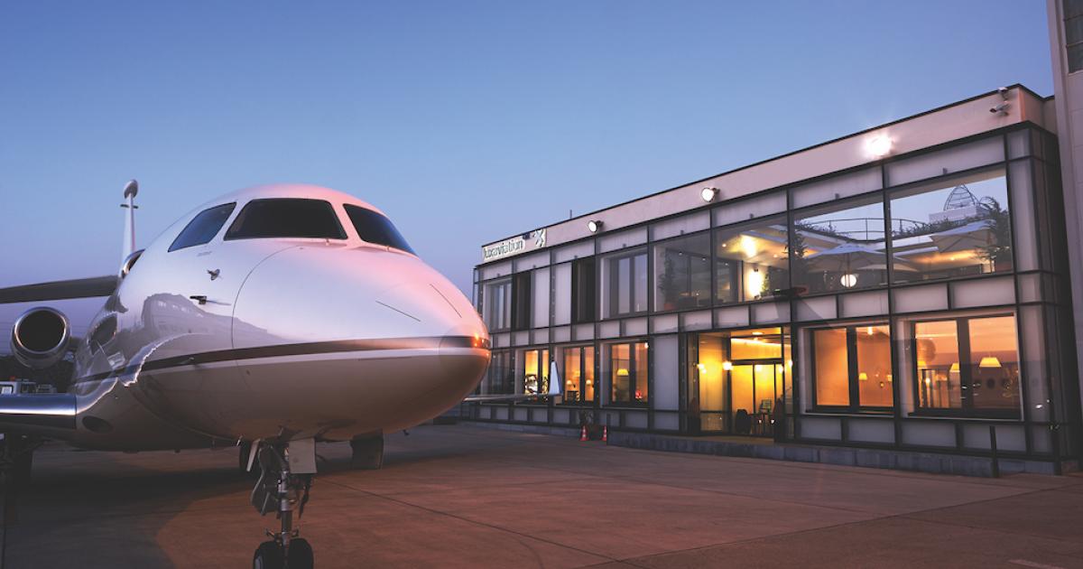 Luxaviation has multiple FBO locations, including Paris Le Bourget Airport. (Photo: Luxaviation)