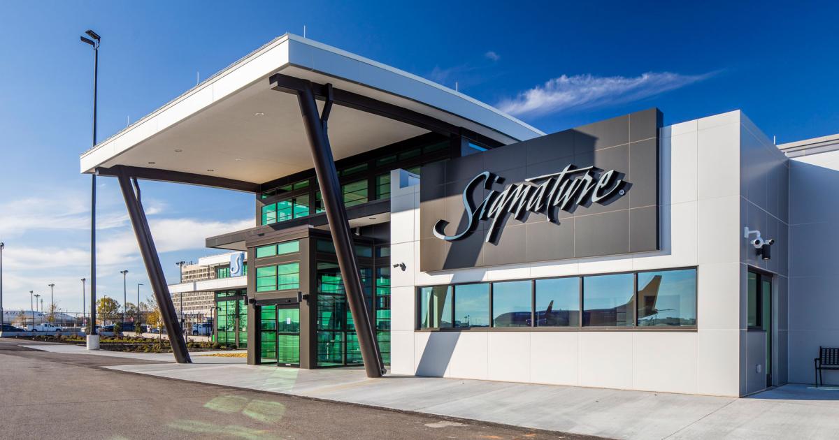 This summer's sale of Signature Aviation represented the largest transaction in FBO industry history. It was one of two blockbuster deals in the sector over the past several months. (Photo: Signature Aviation)