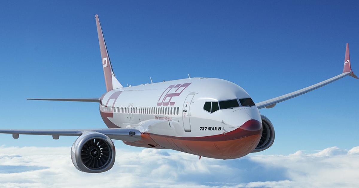 Dubai Aerospace Enterprise owns, manages, and has commitments or mandates to manage about 425 airplanes, including the Boeing 737 Max 8. (Image: DAE)