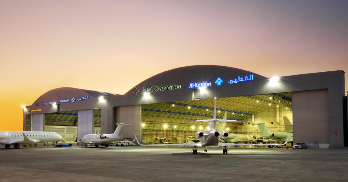 DC Aviation Al Futtaim ranks among Dubai South's premier FBO/MRO facilities. (Photo: DC Aviation Al Futtaim)