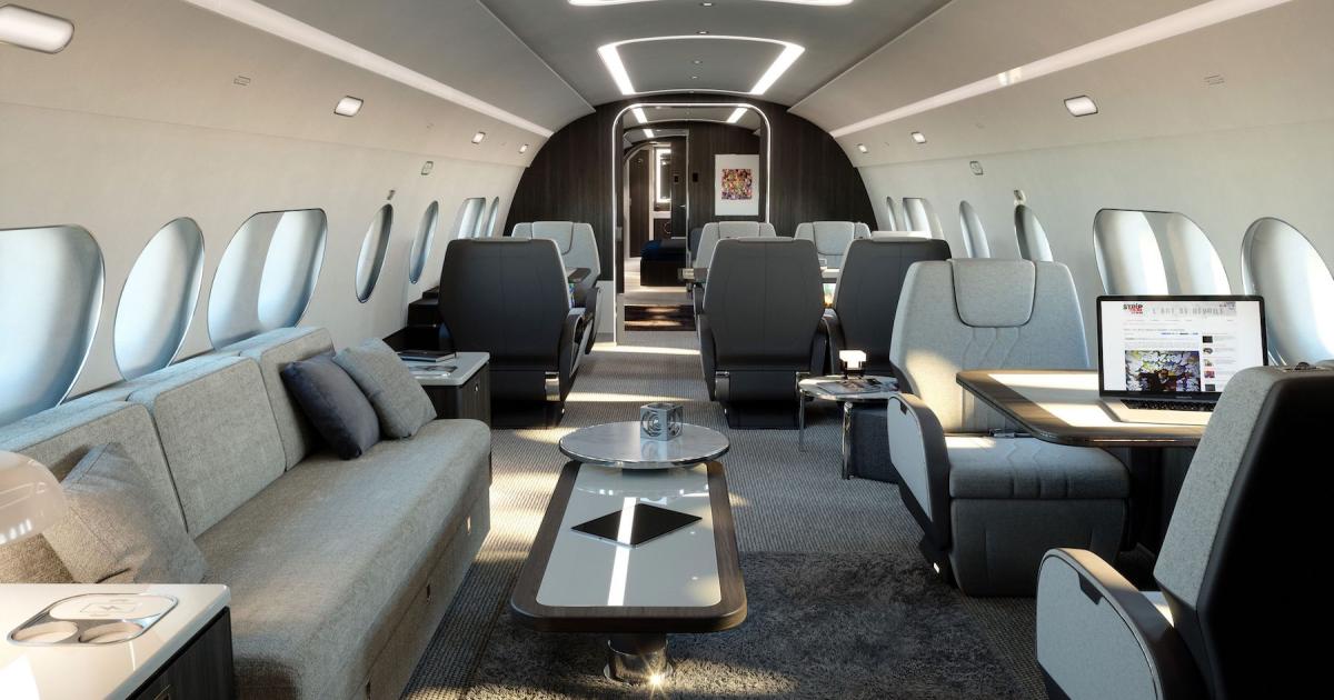 The ACJ TwoTwenty VIP offers far more comfort than the Airbus A220 airliner on which it is based. (Photo: Airbus)