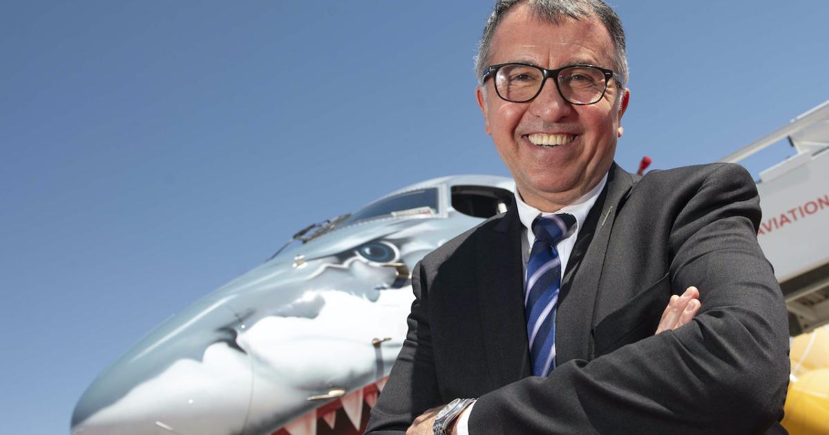 Embraer's Middle East and Africa commercial unit head, Hussein Dabbas, sees big prospects in his region for the company's E-Jets and future projects. (Photo: Embraer)