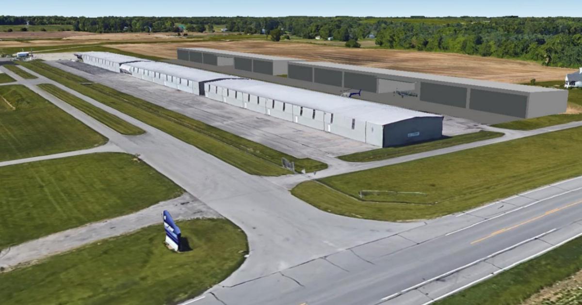 Indianapolis-area First Wing Jet Center is now accepting tenant agreements for its new complex of 12 3,900 sq ft hangars. It is expected to open later this year, adding much-needed aircraft storage space to the FBO which is currently fully occupied.
