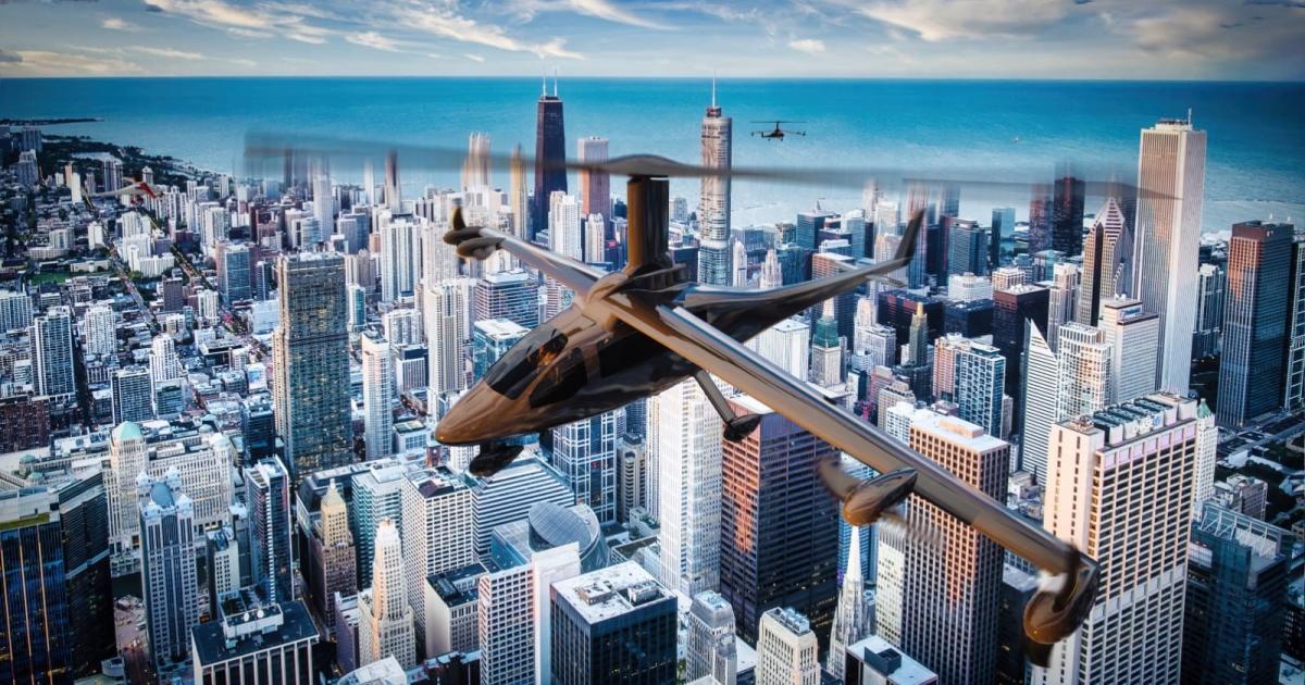 Jaunt Air Mobility is developing a five-seat eVTOL aircraft that is set to enter service in 2026. (Image: Jaunt)