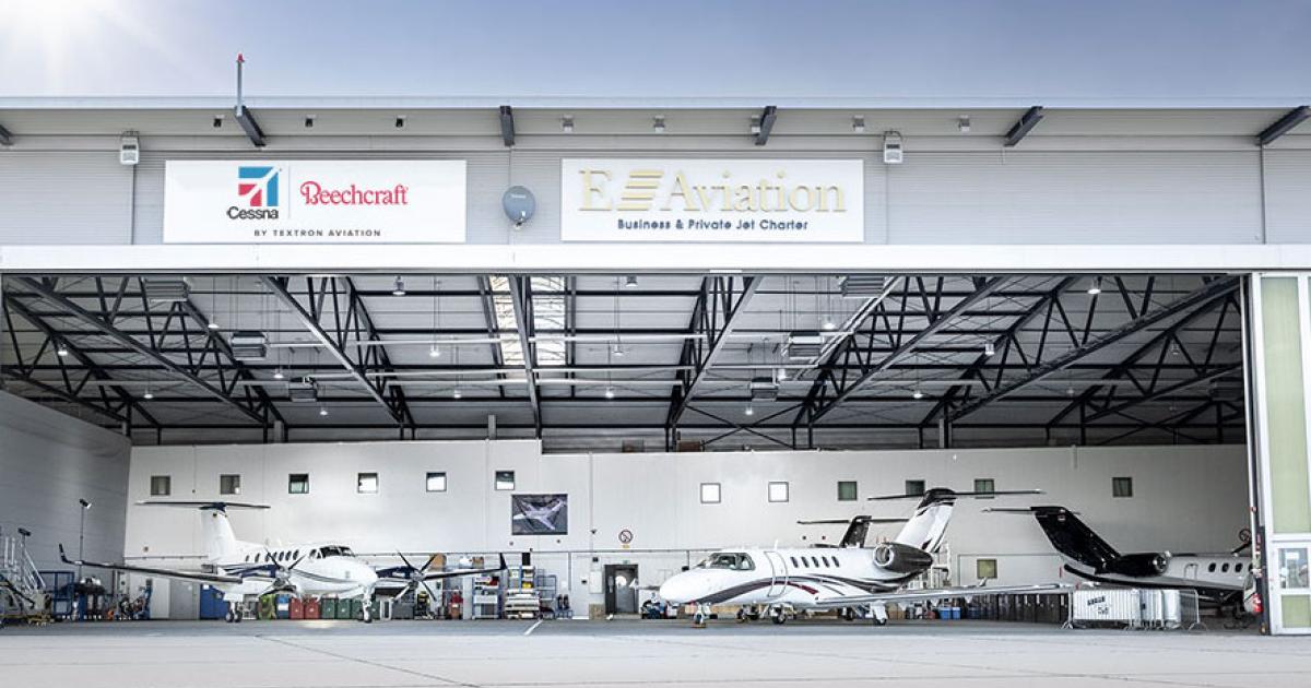 Textron Aviation is doubling its hangar space at Stuttgart Airport as part of a maintenance service expansion in the German city. (Photo: Textron Aviation)