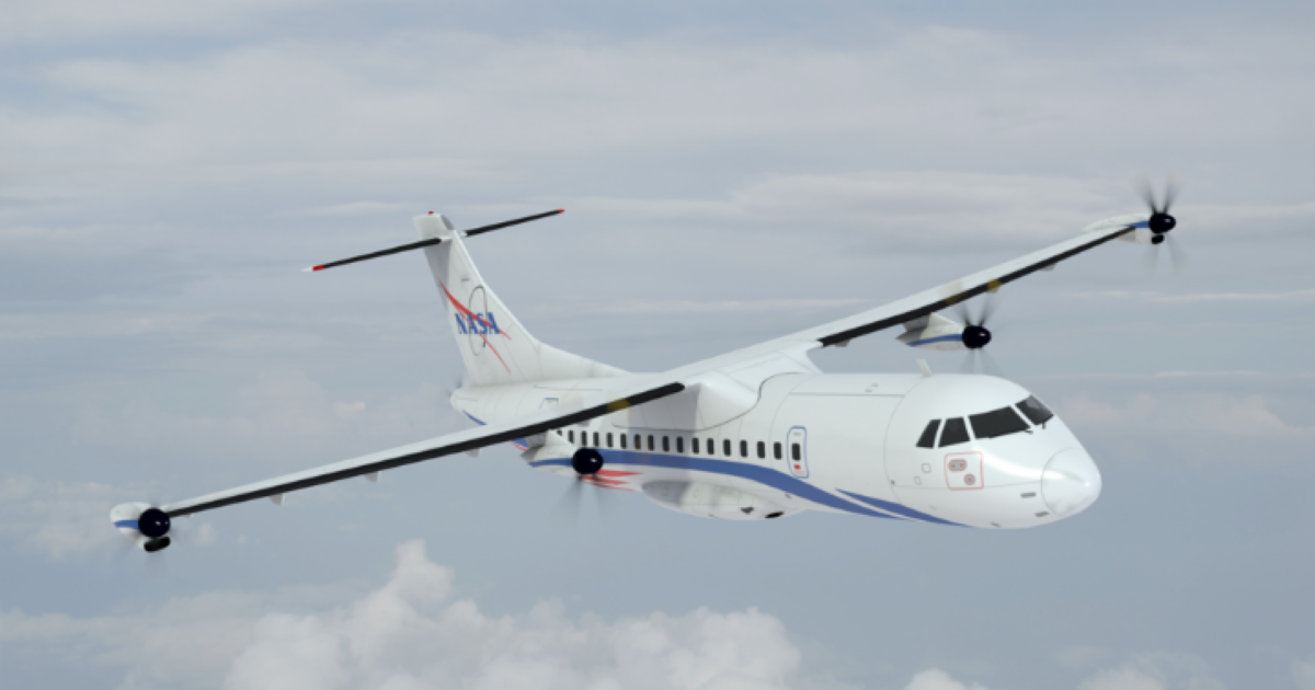 NASA sees electrically powered aircraft entering airline fleets by 2035. (Image: NASA)