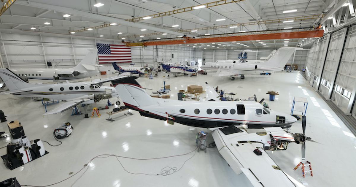 Western Aircraft's new hangar joins eight other buildings and hangars totaling 90,000 sq ft on 18 acres at the southwest corner of Boise Airport. (Photo: Western Aircraft)