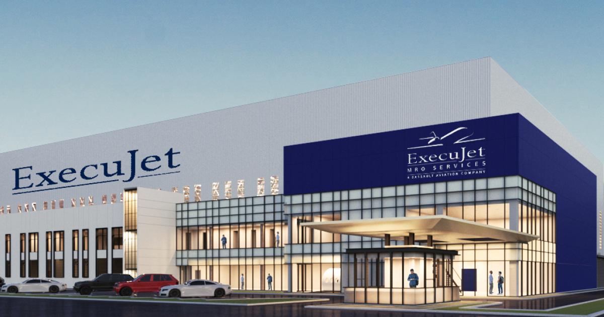 ExecuJet MRO Services Malaysia's new service facility at Subang Airport will be 144,000 sq ft. (Image: ExecuJet MRO Services)