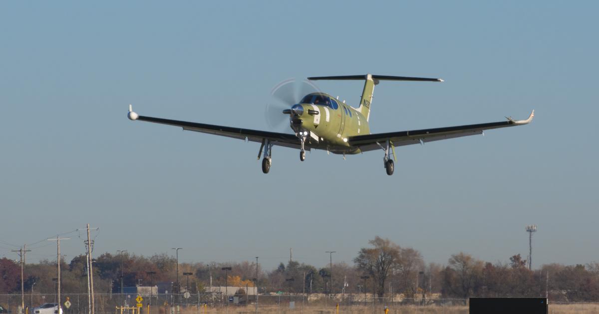Textron Aviation's Beechcraft Denali completed its first flight Tuesday. (Photo: Textron Aviation)