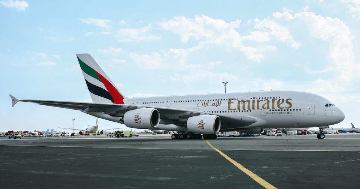 Emirates Airline's first Airbus A380 flew its final mission in March 2020. (Photo: Emirates Airline)