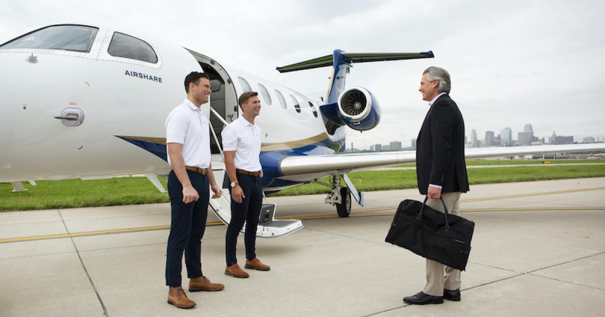 Private jet operator Airshare is launching a new pilot retention and recruitment program. (Photo: Airshare)