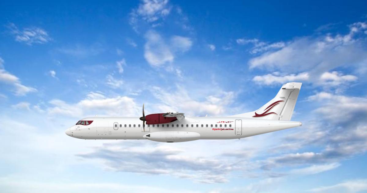 Central African carrier Afrijet is adding three ATR 72-600 aircraft to its fleet. (Image: ATR)