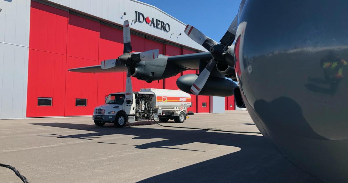 JD Aero operates an MRO with 81,000 sq ft of hangar space in Sault Ste. Marie, Ontario, Canada. (Photo: Mid-Canada Mod Center/JD Aero)