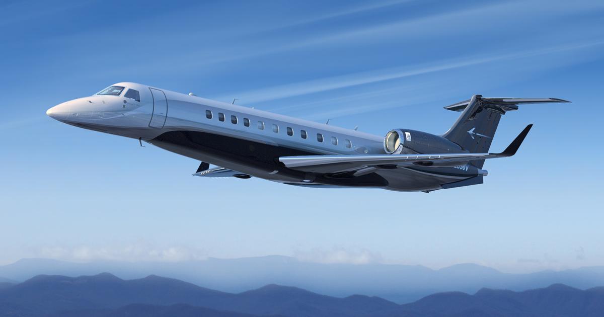 On the Legacy 600 and 650, Embraer has removed the requirement for an intermediate stop for low-utilization customers. (Image: Embraer)