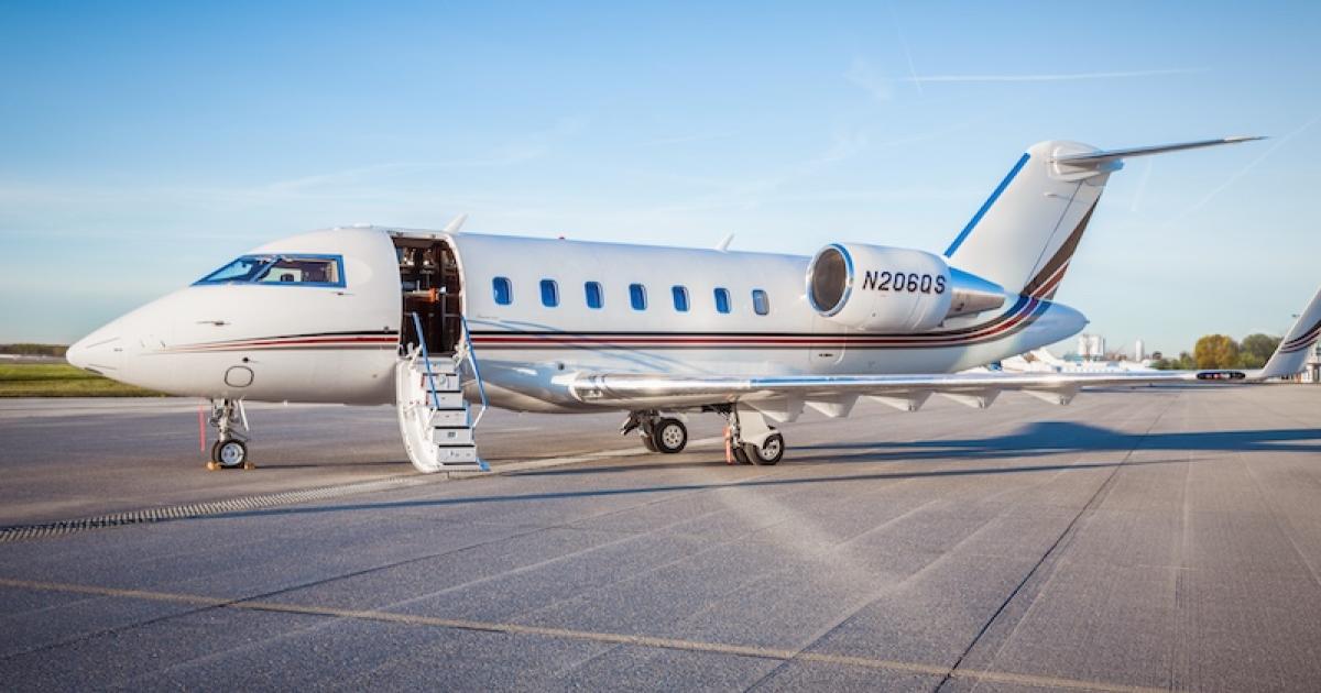 NetJets will deliver its first Bombardier Challenger 650 to Europe next year. (Photo: NetJets)