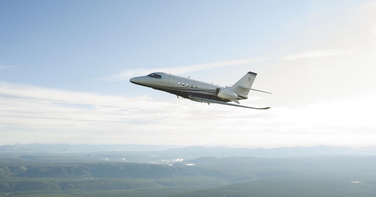 Predicting business jet deliveries will reach 700 this year, industry data analyst JetNet said all OEMs are benefitting from a  lack of inventory of late-model jets, but especially Textron Aviation with its deep product line. (Photo: Textron Aviation)