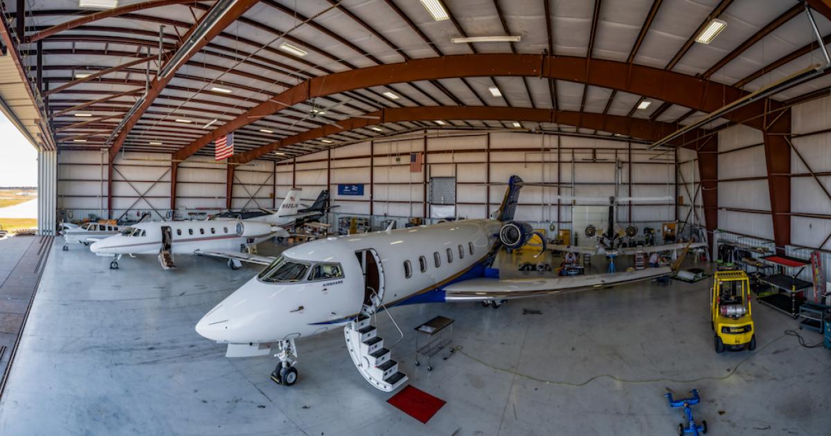 Airshare's primary maintenance base at Col. James Jabara Airport in Wichita. (Photo: Airshare)