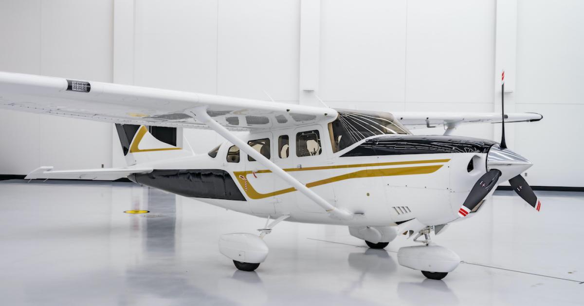 One of two Cessna 206 Turbo Stationair HD airplanes Textron Aviation Special Missions has delivered to the U.S. Military Academy at West Point, New York. (Photo: Textron Aviation)