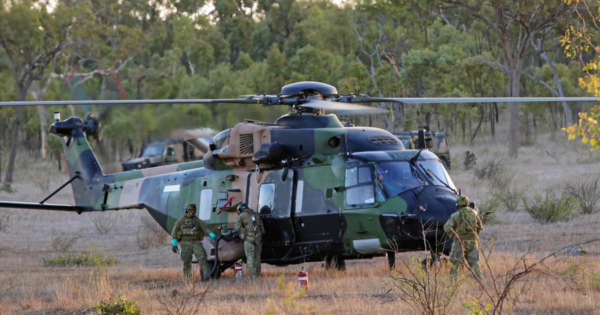 Despite offering payload and performance advantages over the Black Hawk, the MRH90 has suffered from availability and maintenance cost issues in Australian service. (Photo: Australian Department of Defence)