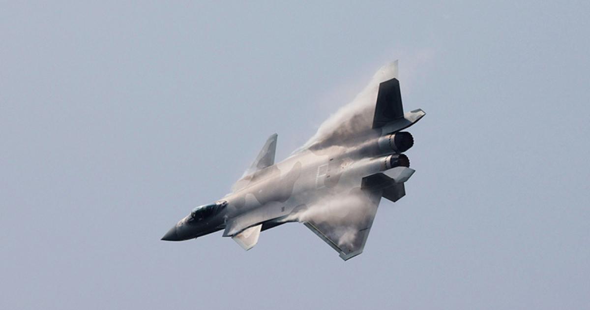 China is now building the J-20 stealth fighter in numbers. No fewer than 150 J-20s have entered service with four regiments. (Photo: Global Times)