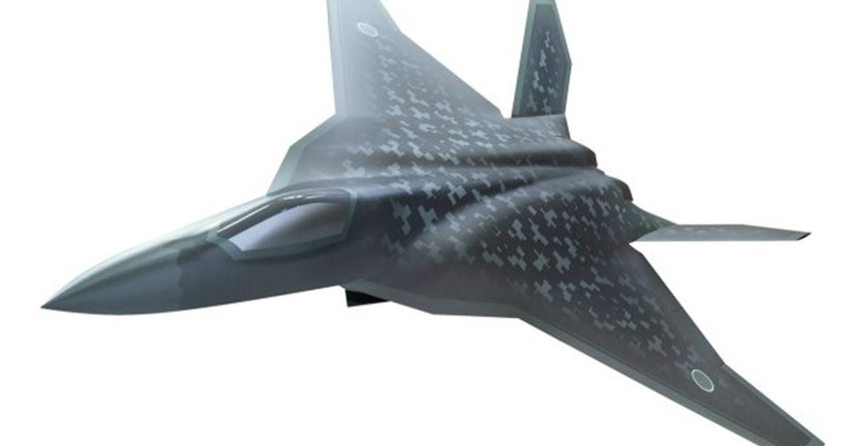 This JMOD released an image depicting a notional F-X design in 2020 and named Mitsubishi Heavy Industries the prime contractor that same year. (Photo: JMOD)