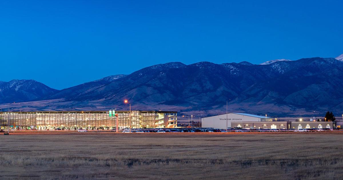 Following an abnormally bustling holiday air traffic season, Montana's Bozeman-Yellowstone International Airport has found itself in a temporary jet fuel crunch. (Photo: Gallatin Airport Authority)