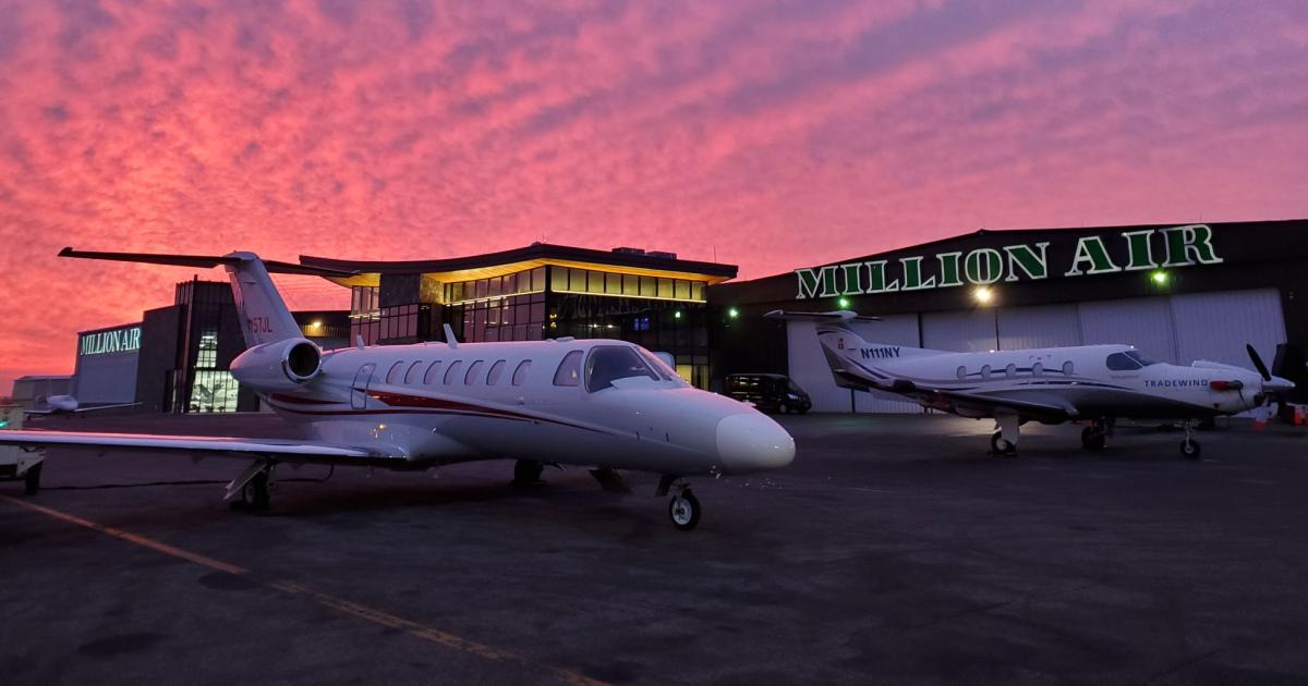 Since the beginning of 2022, Connecticut-based charter operator Tradewind Aviation has been providing carbon offsets for every flight of its fleet of Citation CJ3s and Pilatus PC-12s. (Photo: Tradewind Aviation)