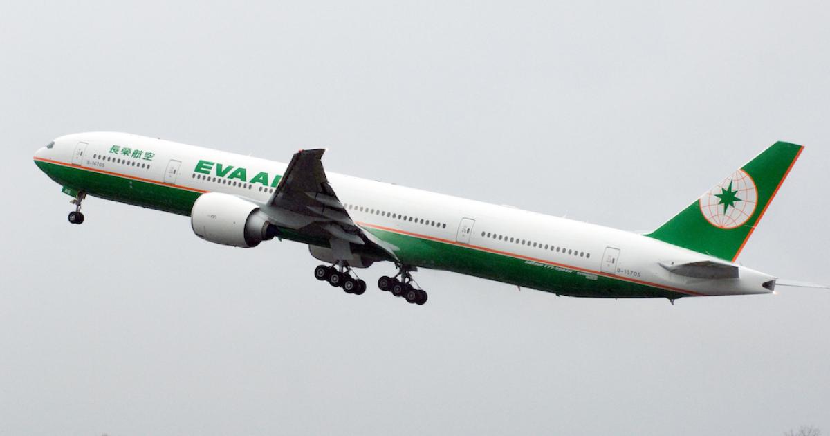 Taiwanese carriers EVA Air and China Airlines have seen traffic crater during the Covid pandemic. (Photo: Boeing)