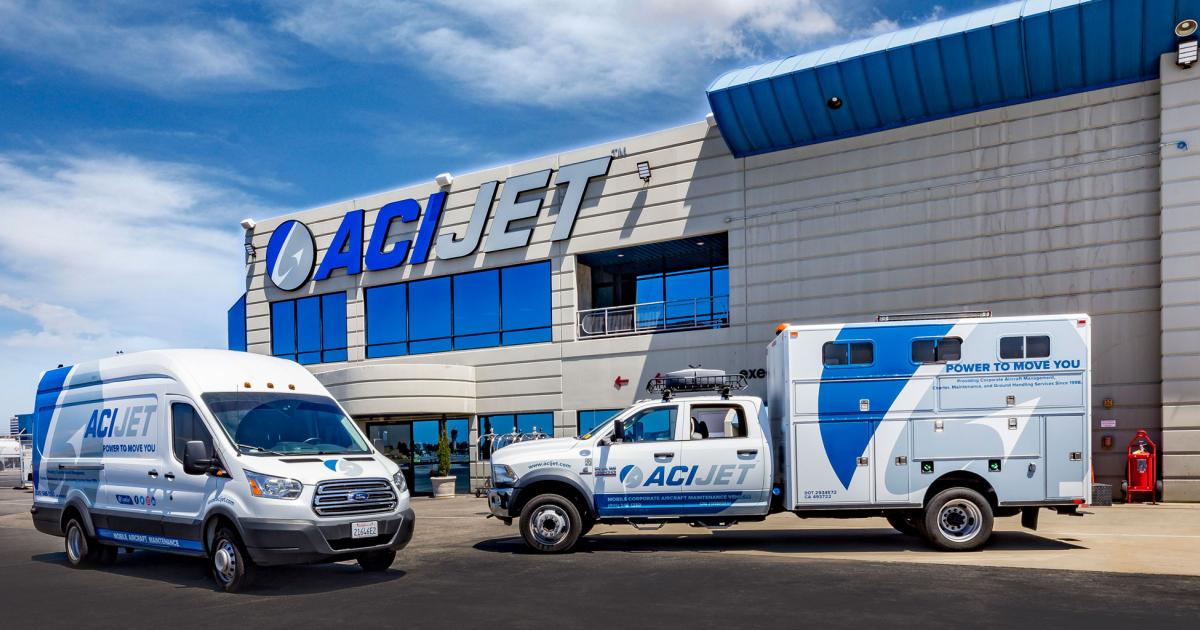 With hundreds of private jets anticipated to arrive in the Los Angeles area during Super Bowl week, California-based aviation services provider ACI Jet will relocate four AOG maintenance response teams from its Central and Northern California bases to the area. (Photo: ACI Jet)