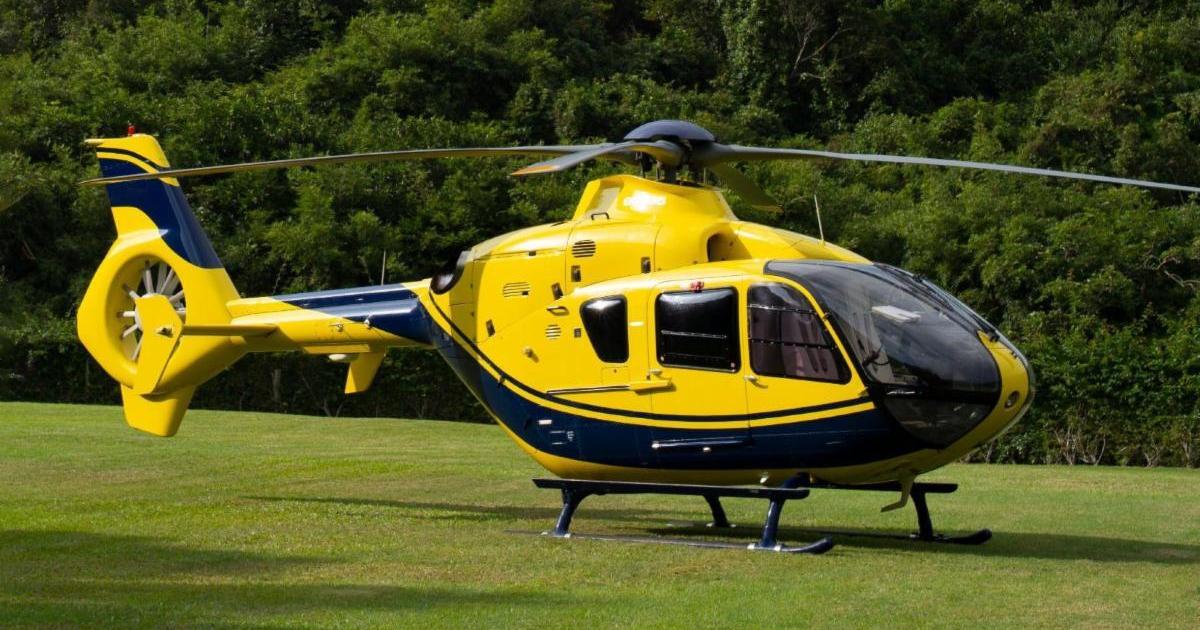 Aero Asset Acquisitions recently closed on its first acquisition—Airbus EC135P2+, S/N 0534. The twin-engine helicopter will be moved to the U.S. for remarketing and sale. (Photo: Aero Asset Inc.)