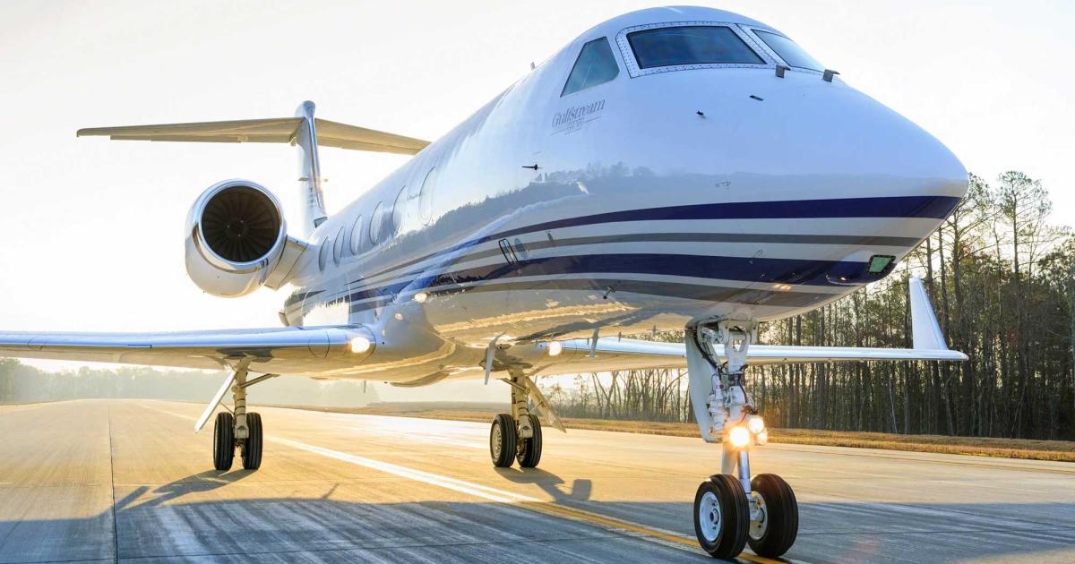 Preowned Gulfstream prices have surged 41 percent over the past year, in part due to demand for the out-of-production G450. (Photo: Gulfstream Aerospace)