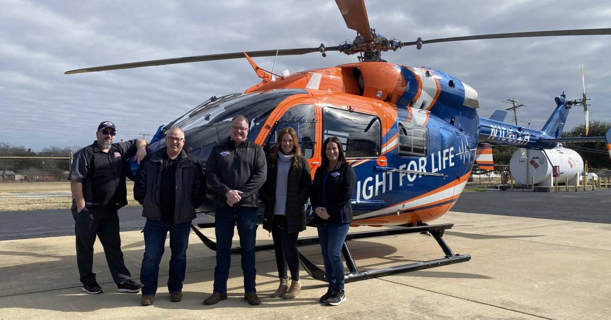 Metro Aviation delivered two EC145e air medical-outfitted helicopters to Flight For Life.