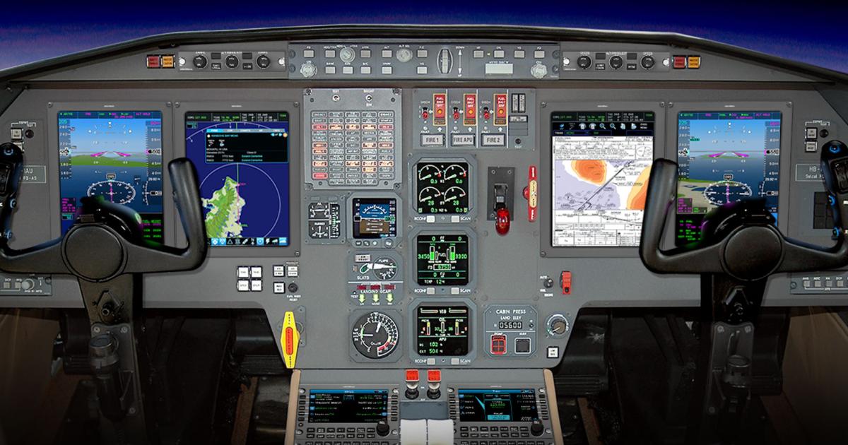 Universal Avionics, Trimec Partner on Falcon 2000 Aviation