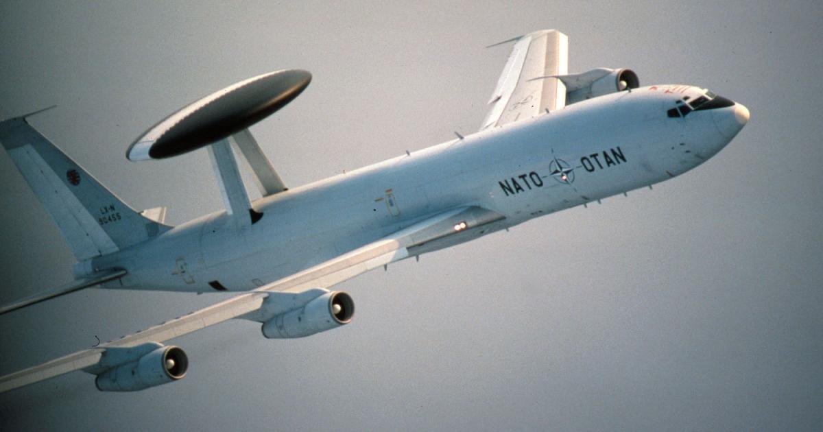 NATO's E-3s will be over 50 years old at the time of their planned retirement. They are powered by the aging TF33 low-bypass ratio turbofan, as are the E-3Gs of the U.S. Air Force, which are due to be replaced in the coming years. (Photo: NATO)
