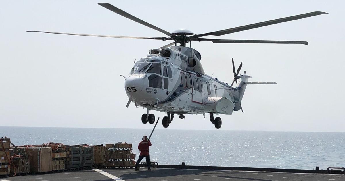 Texas-based Air Center Helicopters has landed a vertical replenishment contract with the U.S. Navy to provide ship-based commercial helicopter and vertical replenishment services. (Photo: Air Center Helicopters)