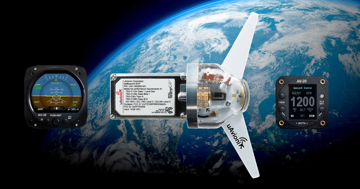 The supplemental type certificate for the uAvionix tailBeaconX ADS-B transponder offers a lower-cost way to achieve ADS-B Out compliance. (Photo: uAvionix)