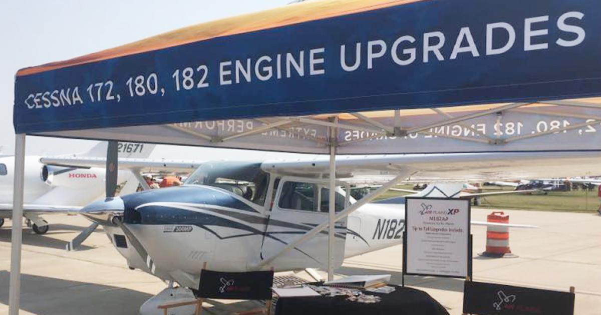 Air Plains Services will showcase its extensive tip-to-tail refurbishment of a 1976 Cessna 182 which features a 300hp engine upgrade at the Sun n' Fun Aerospace Expo. (Photo: Air Plains)