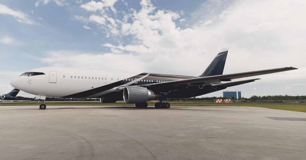 In addition to this Boeing 767 bizliner delivered to businessman John Ruiz, VIP Completions has delivered three other aircraft projects to him and is working on a fifth. (Photo: VIP Completions)
