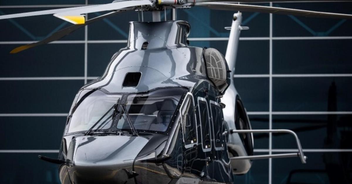 Airbus Helicopters' Helibras affiliate sold its third Airbus Corporate Helicopters ACH160 into Brazil, the first to be equipped with the  modular “Line Lounge” interior.